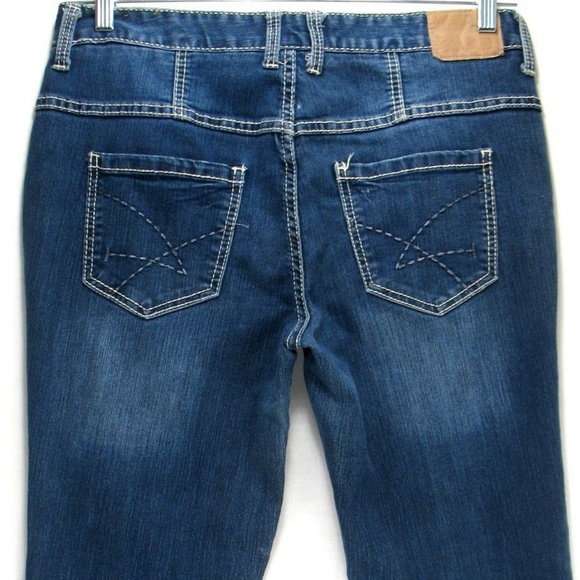 Amethyst Jeans Denim - Amethyst - Skinny Slim Jeans - Four Buttons Sz 13